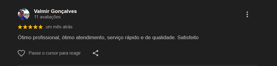 Depoimento de cliente